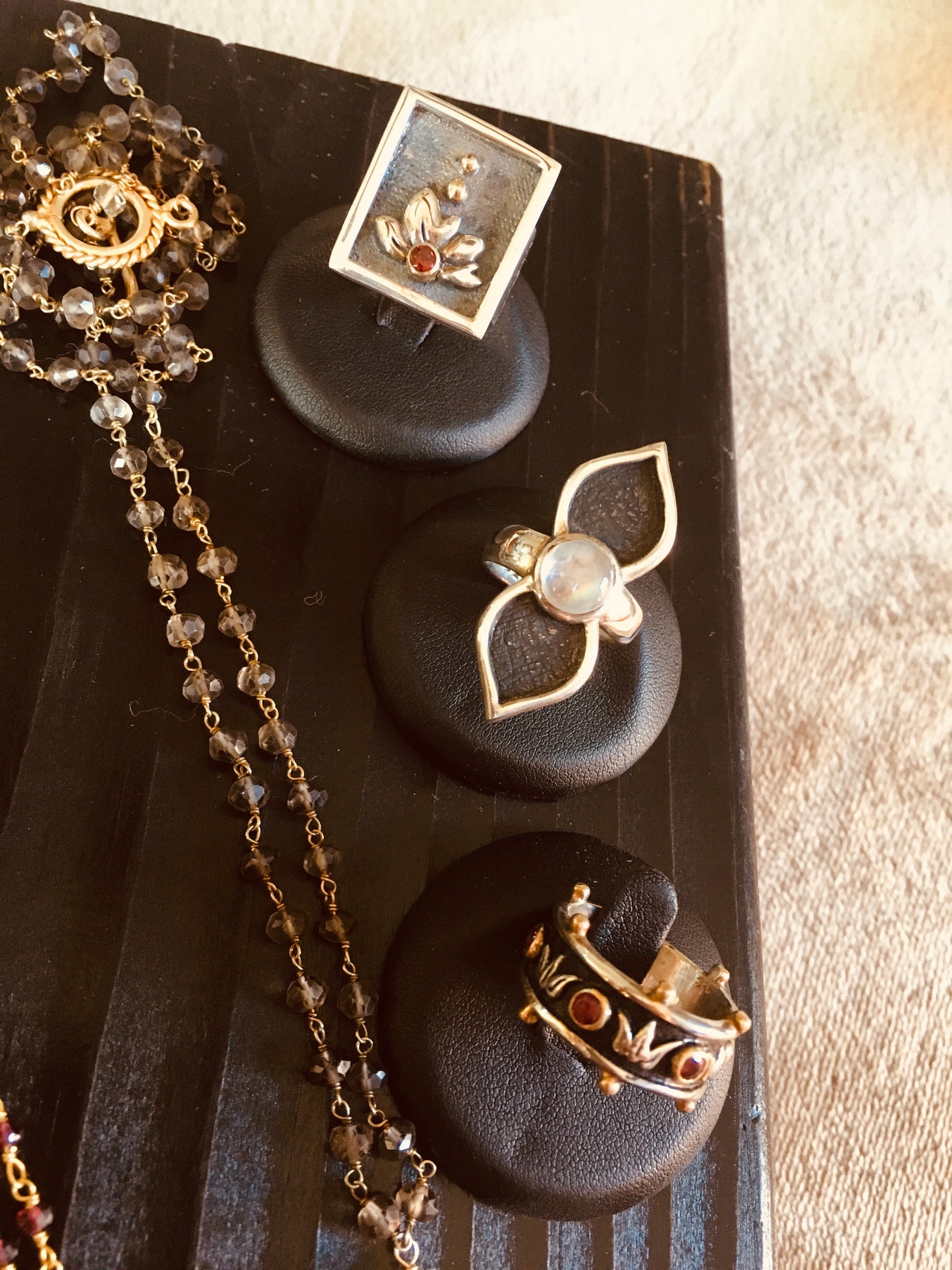 Sterling and Gemstone rings