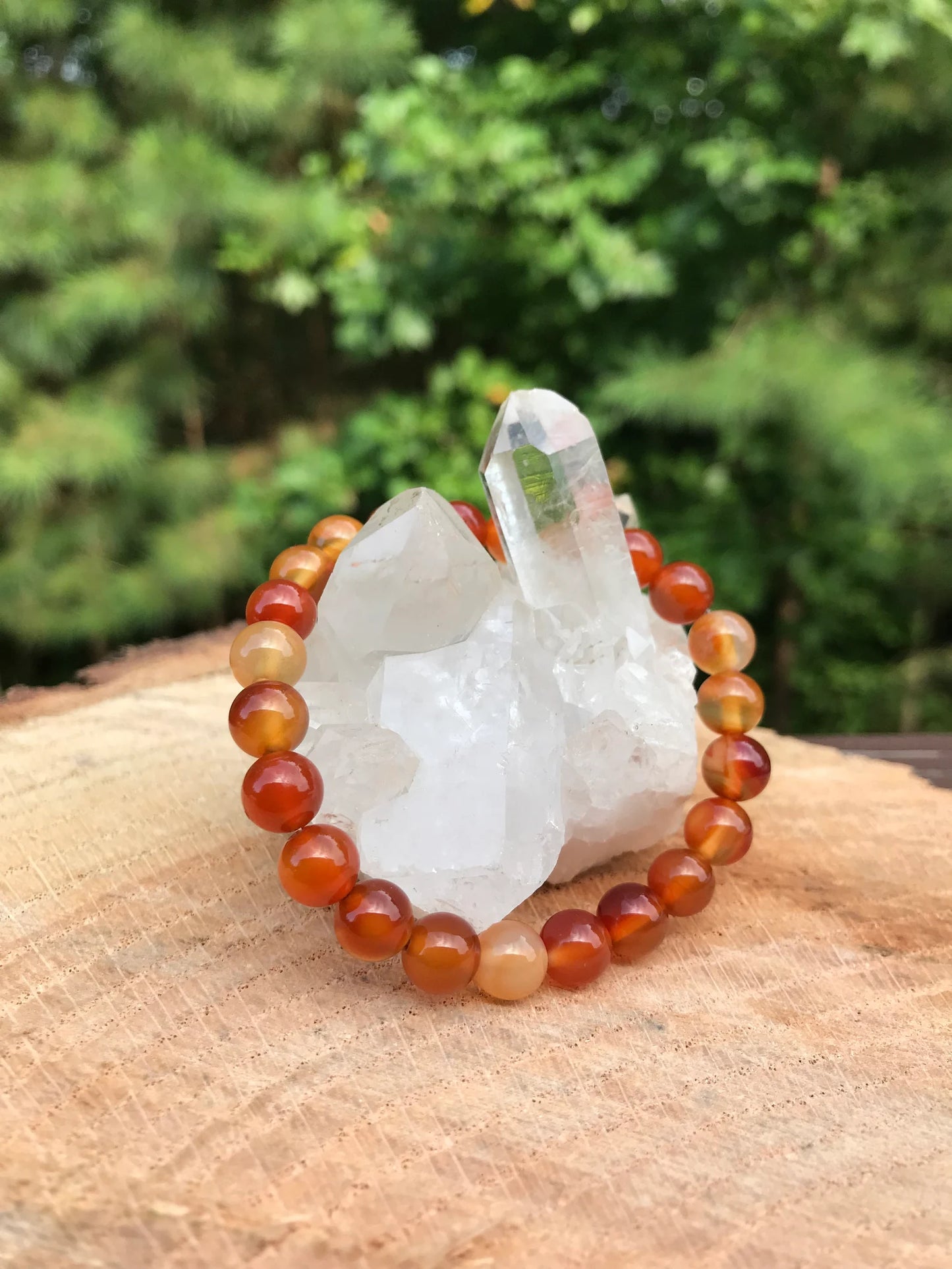 Carnelian Stack Bracelet