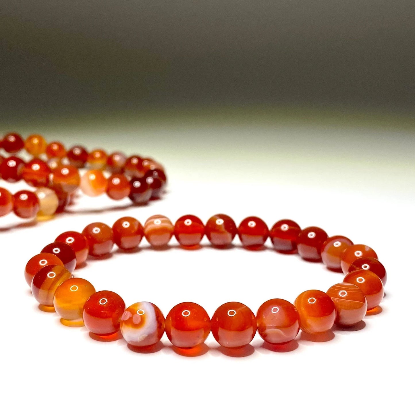 Carnelian Stack Bracelet