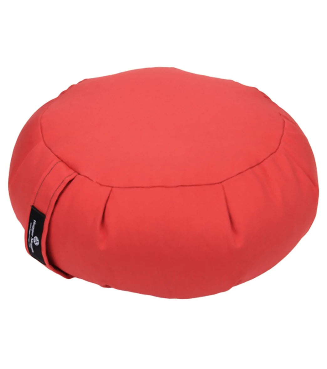 MEDITATION ROUND CUSHION - CORAL