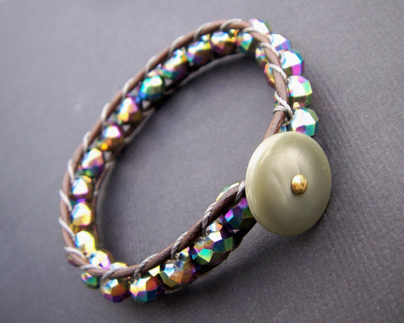 THE KARMA BRACELET -PEACOCK QUARTZ
