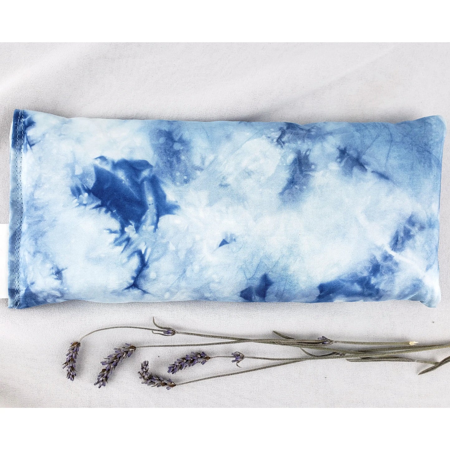Naturally Dyed Silk Eye Pillow with Organic Filling