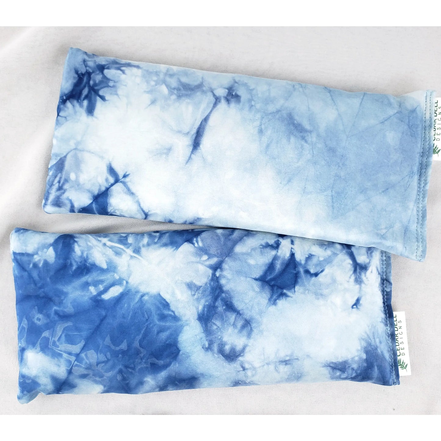 Naturally Dyed Silk Eye Pillow with Organic Filling