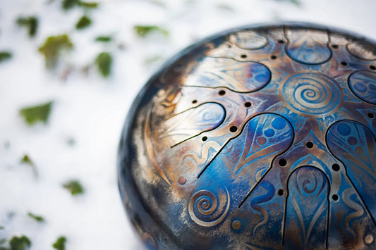 HANDCRAFTED HANDPAN SINGING BOWL DRUM
