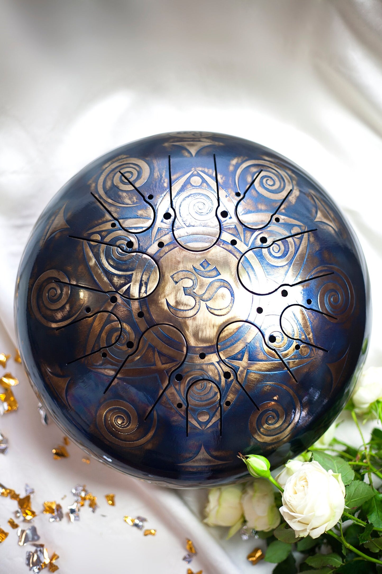 SPIRAL STAR DOUBLE-SIDED HANDCRAFTED HANDPAN DRUM